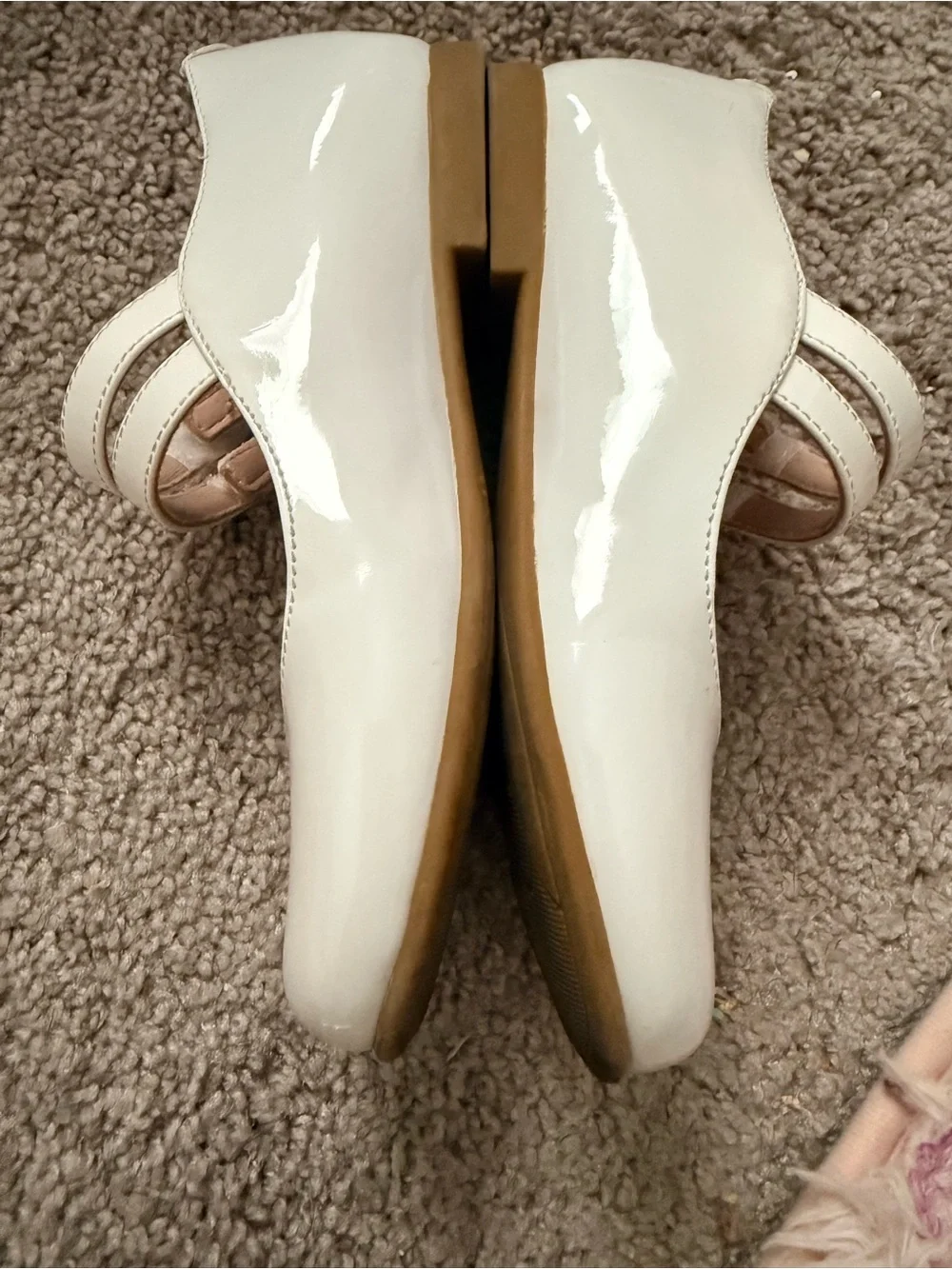 Girls' White Double-Strap Mary Jane Dress Shoes by Christie & Co.